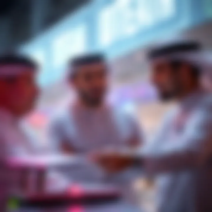 BEEAH Group Integrates IDTrust Platform BEEAH Group team members discussing the integration of IDTrust identity platform in Sharjah