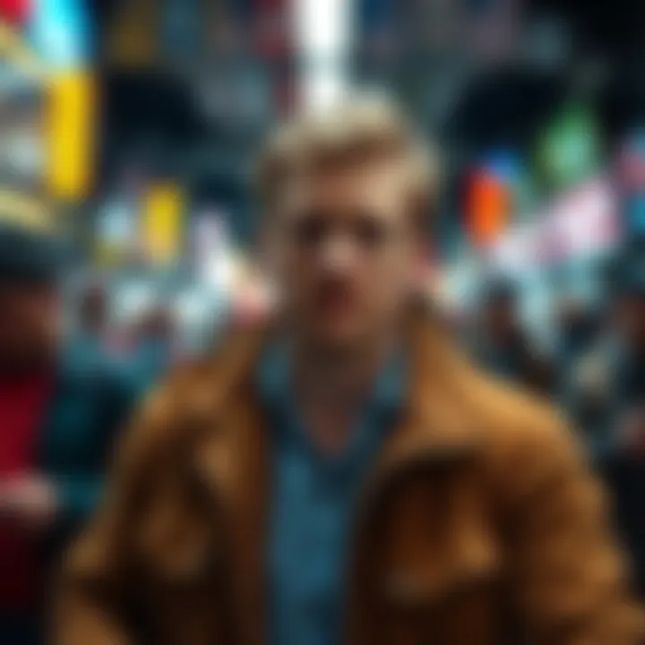 Ben McKenzie appears in a scene from his film trailer discussing Bitcoin's Ponzi scheme controversy.