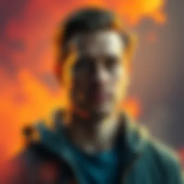 A portrait of Ben Pasternak, showcasing his transition from a successful vegan entrepreneur to facing challenges in the crypto world.