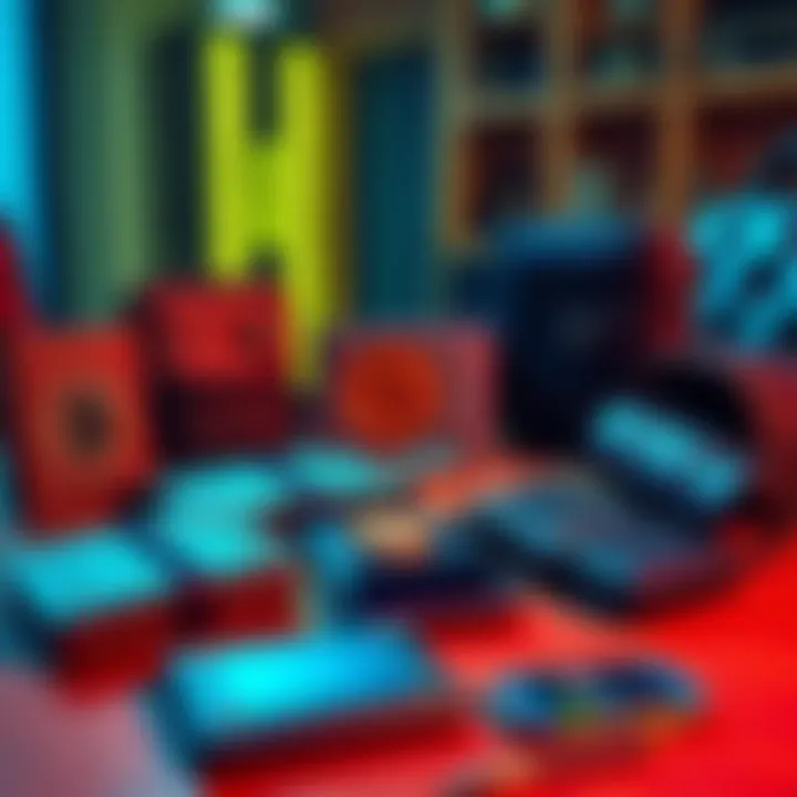 A selection of cold wallets arranged on a table, showcasing various designs and features for secure crypto storage.