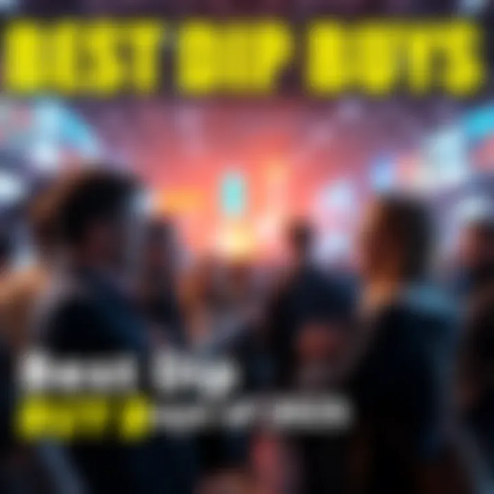 People discussing their successful purchases during market dips in 2025, showing excitement and strategy.