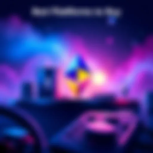 Best Platforms to Buy Ethereum Illustration of various platforms for purchasing Ethereum showing low fees and trading options.