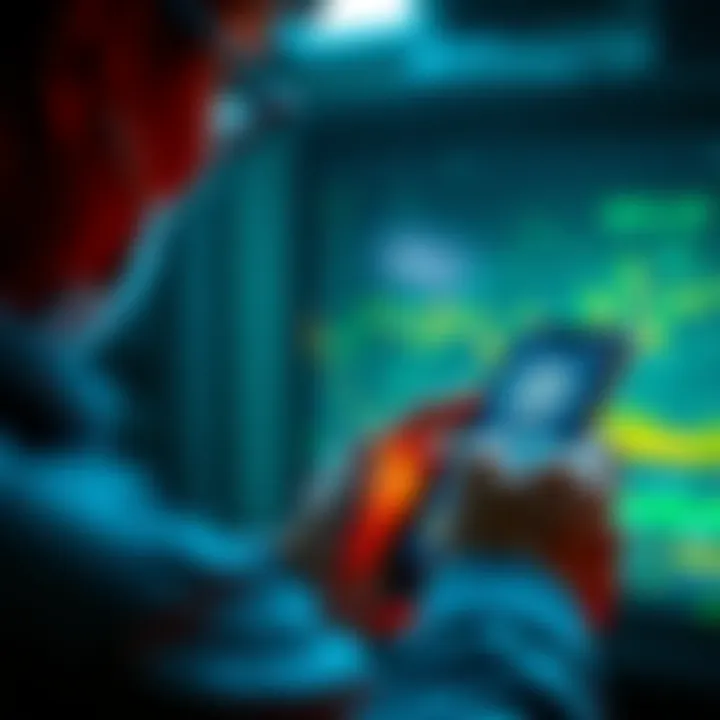 Person testing a new crypto wallet app on an Android device while receiving 1.5 USDT