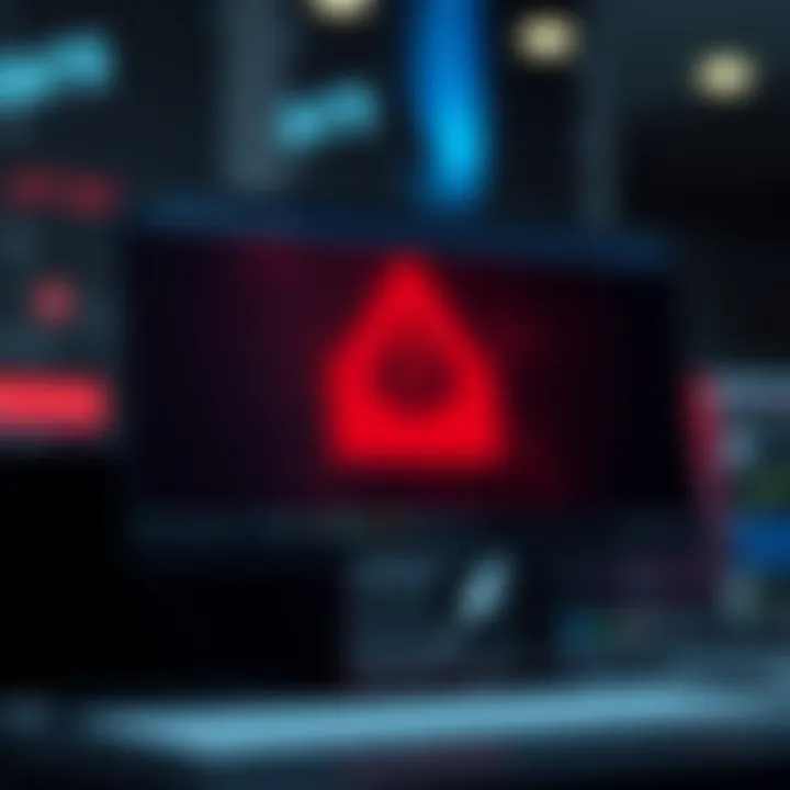 Beware of Scam Email A warning about a scam email concerning a ledger card, with a red alert symbol and a computer screen showing an email inbox.