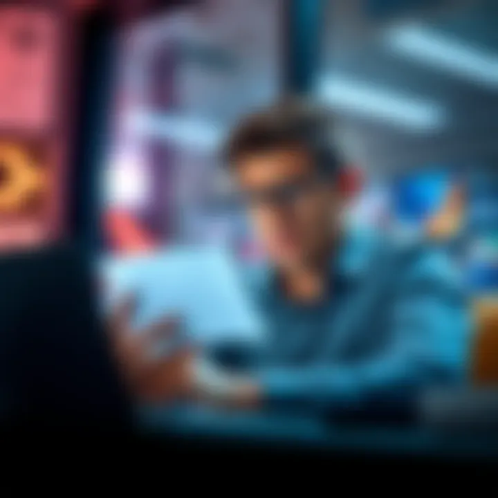 A person looks at an email on their laptop with a concerned expression, questioning the legitimacy of the auction deal.