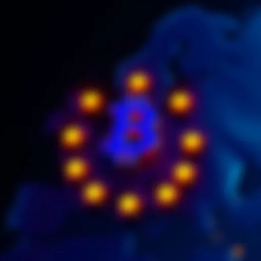 Binance logo on a European Union map with regulatory symbols