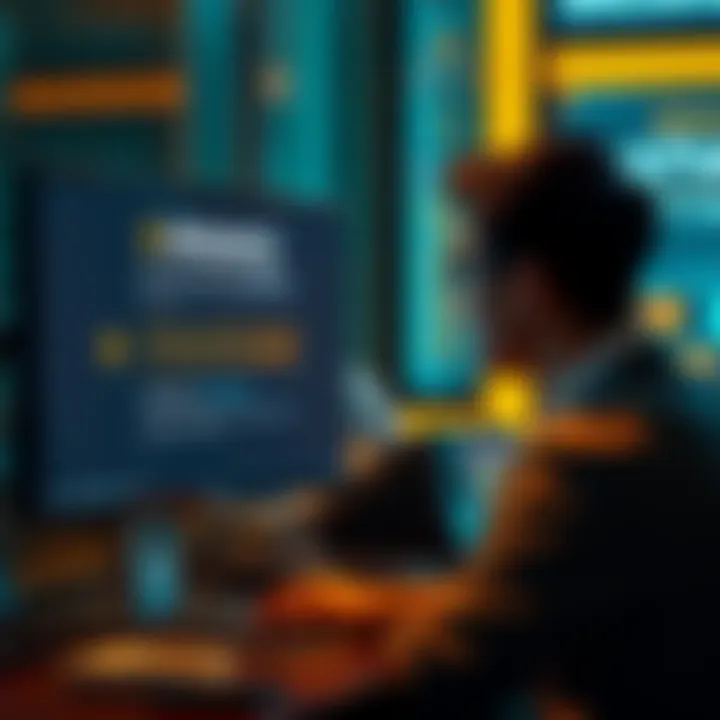 A frustrated person looking at a computer screen with error messages about Binance verification