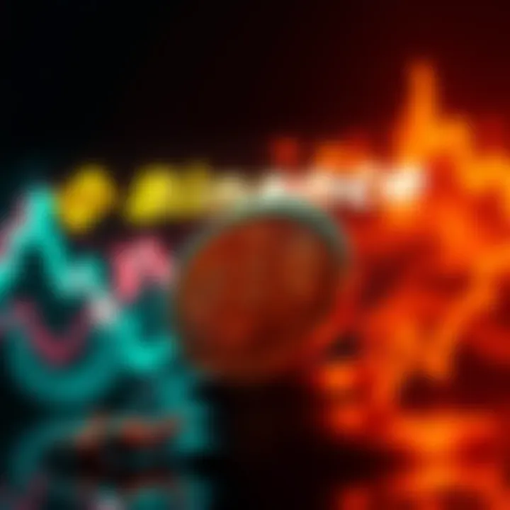 Binance logo with Bitcoin symbol and financial graphics representing investment