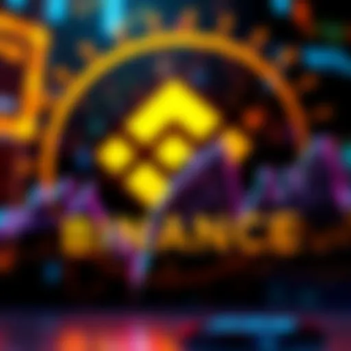 The Binance logo in the background with a graphic representation of the Hype token, showing rising and falling price trends, indicating market struggles and potential manipulation.