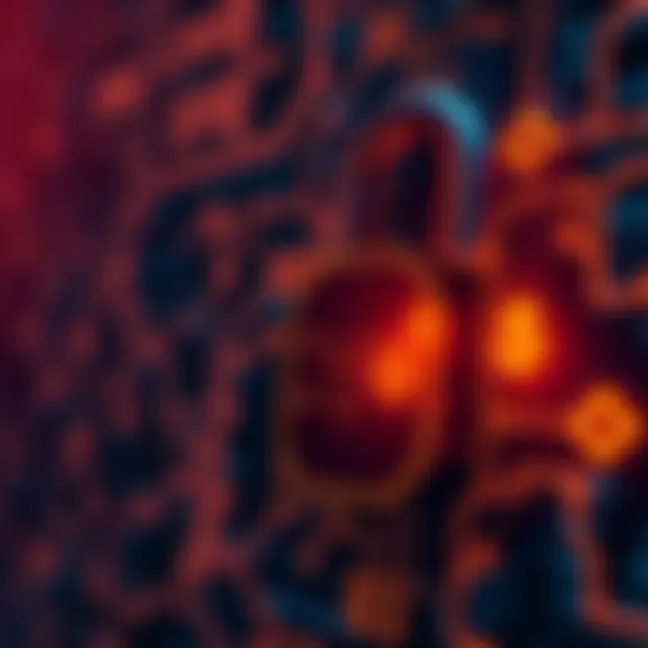 Binance User Data Breach A graphic showing a digital lock next to symbols of user data being compromised, reflecting the sale of 1.5 million Binance usersโ data.