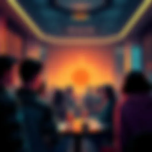 Discussion on BIP 110 People engaging in a conversation about BIP 110 proposal's impact on cryptocurrency