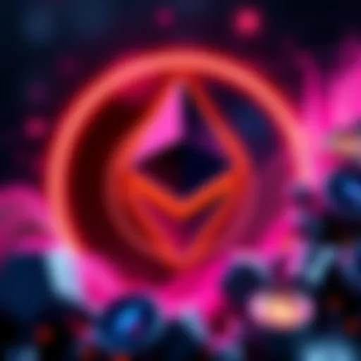 Bit Digital logo with Ethereum symbols and graphics indicating staking and treasury management, reflecting its new focus in crypto