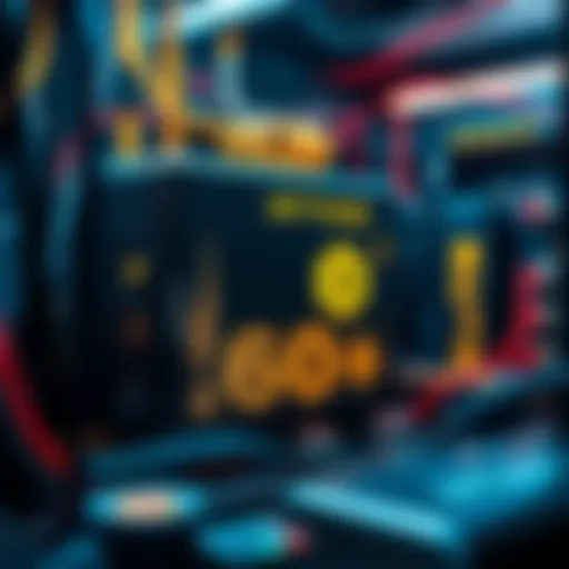 Bitaxe 601 device shown in a mining setup with graphics displaying its 183g achievement in BCH mining.