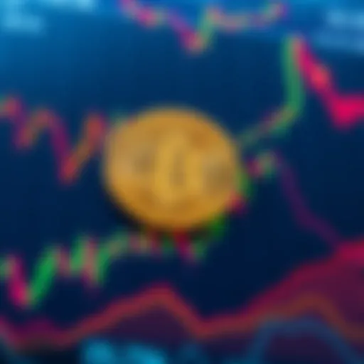 A chart showing Bitcoin maintaining value while altcoins fluctuate wildly, representing market volatility in 2026.