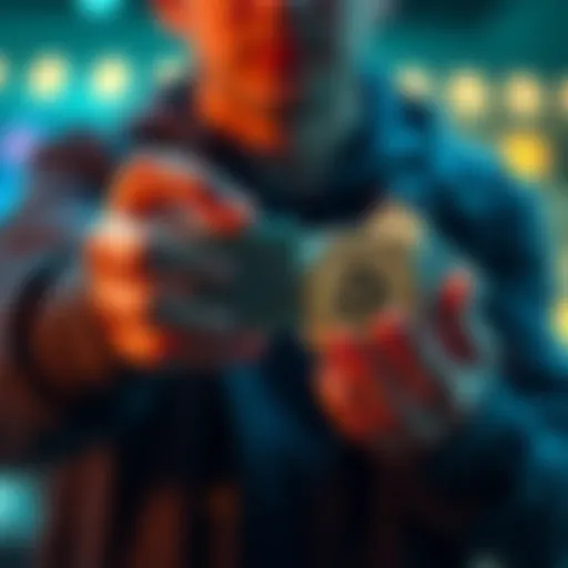 A person holding Bitcoin while receiving cash, illustrating the concept of Bitcoin-backed loans.