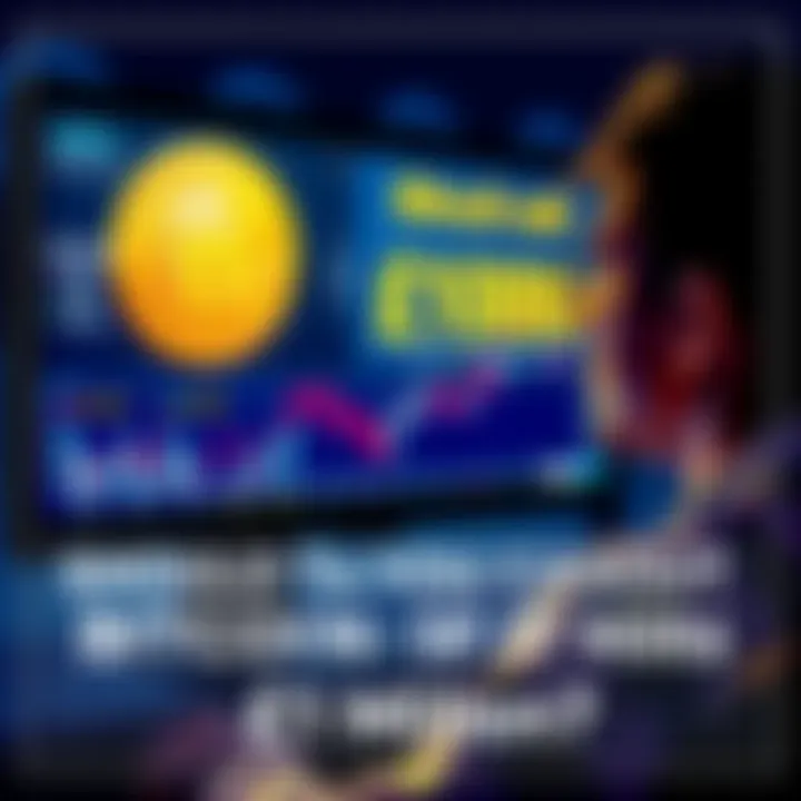 A person looking at a computer screen showing Bitcoin's value reaching £1 million, contemplating investment options like index funds.