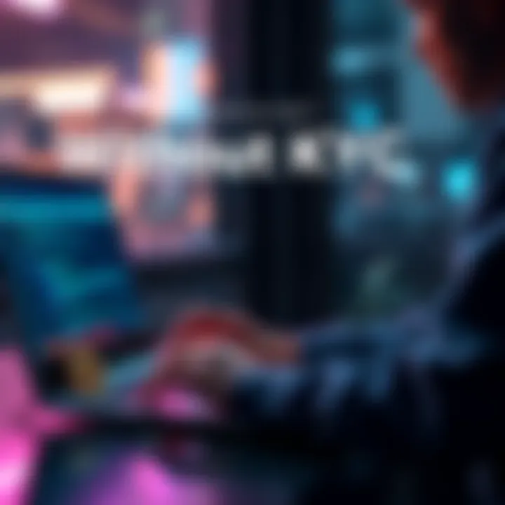 A person using a laptop to cash out Bitcoin without KYC regulations, with a focus on privacy and anonymity.