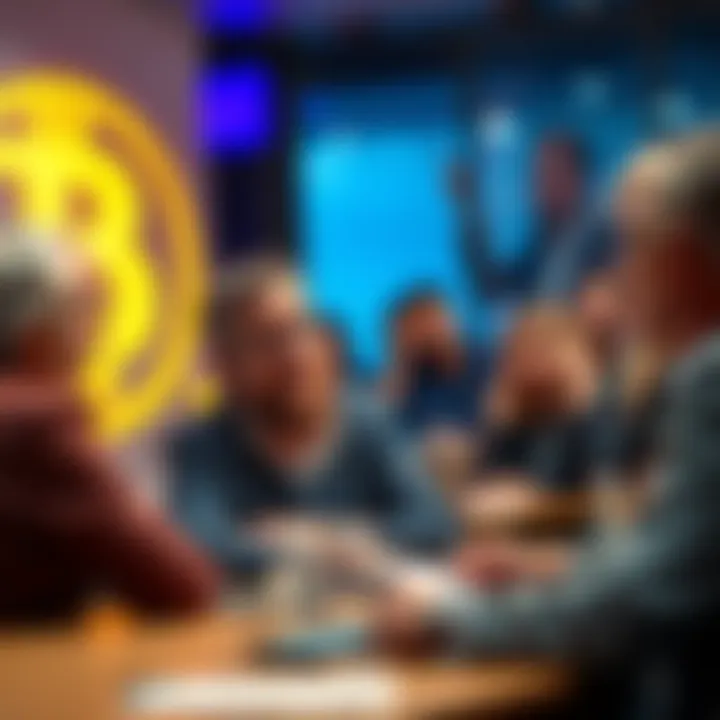 A Bitcoin evangelist faces criticism in a discussion, highlighting financial illiteracy about cryptocurrencies.