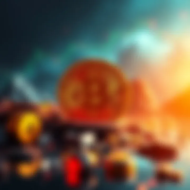 Graph showing Bitcoin's rise of 55% and Cronos' drop of 22% over the past year