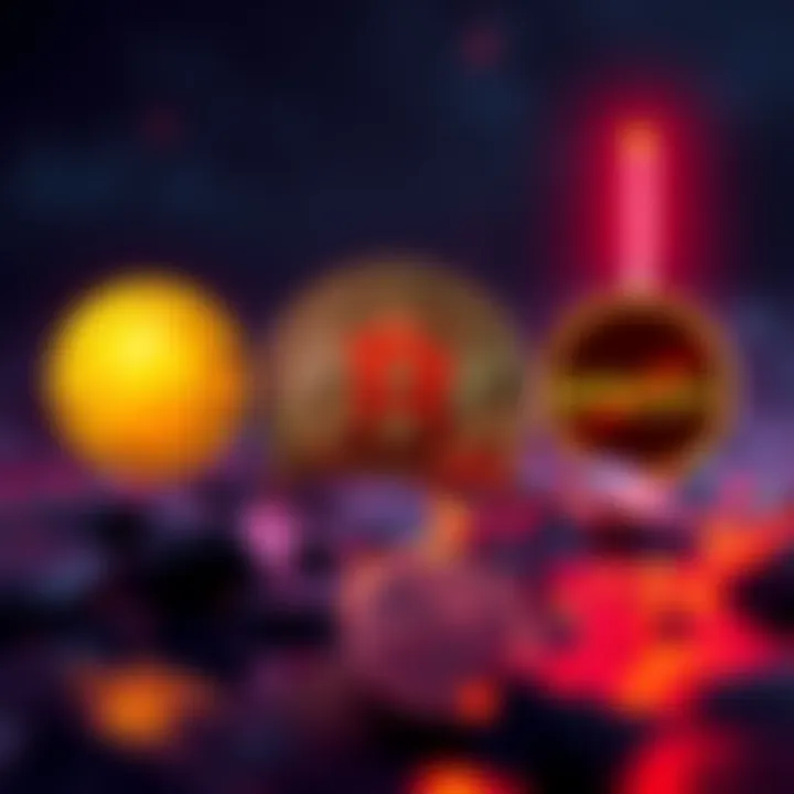 A visual of a Bitcoin symbol fading as AI and SpaceX logos rise in prominence