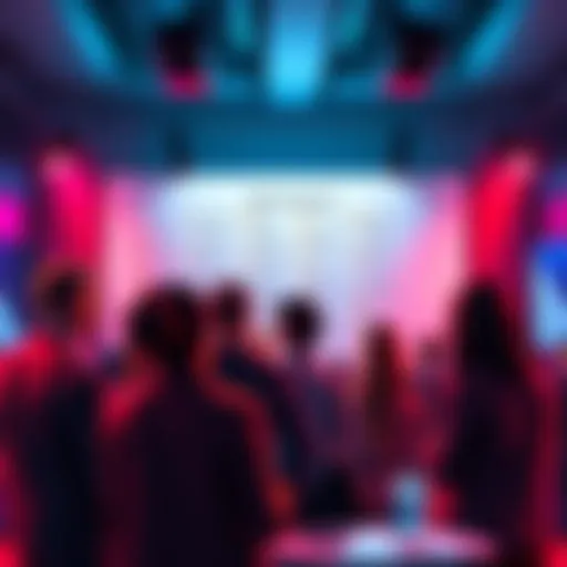 A group of people engaging in a discussion about Bitcoin with questions on a board.