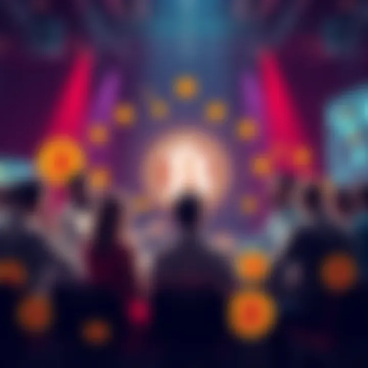 Bitcoin Discussion Thread A group of people discussing Bitcoin in a forum setting, sharing ideas and questions, with Bitcoin symbols around them.