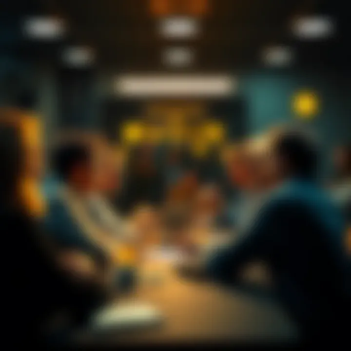 People engaging in a lively discussion about Bitcoin in an online forum setting.