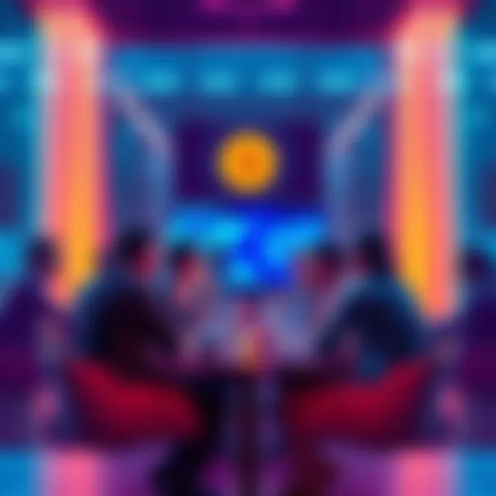 People engaging in a conversation about Bitcoin, sharing insights and asking questions in a digital forum setting