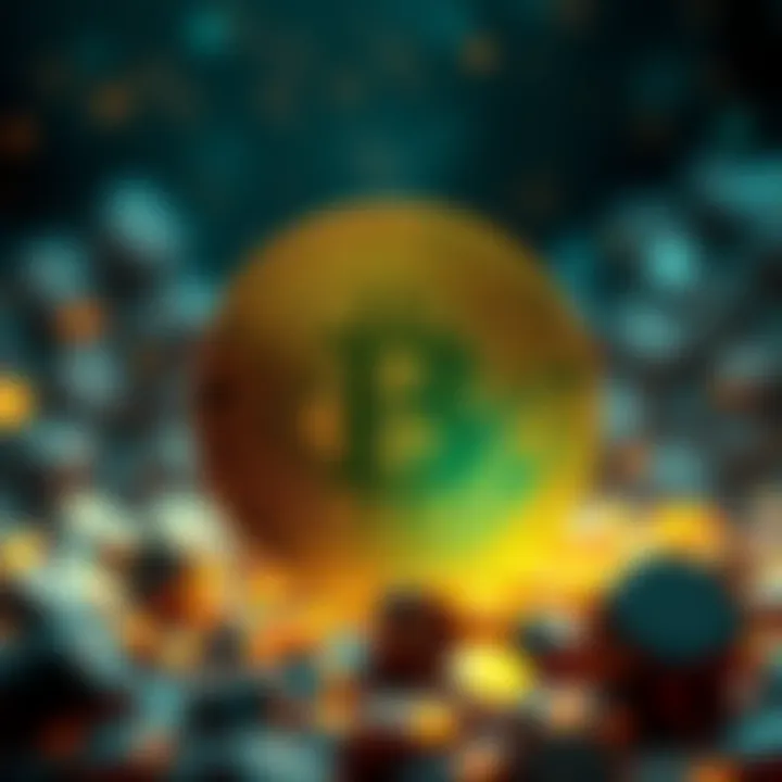 An artistic representation of Bitcoin symbolizing economic immortality and unconfiscateability