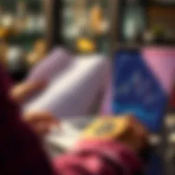 A person reviewing financial documents with Bitcoin ETF charts and Roth IRA information on a laptop.