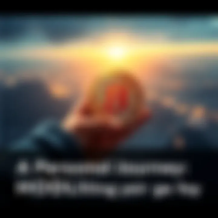 Person holding a Bitcoin symbol, reflecting on 11 years of holding cryptocurrency amidst market ups and downs