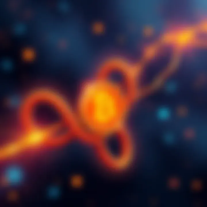 Illustration showing a Bitcoin Knot linked to a Sparrow Wallet symbol, representing the connection between the two.