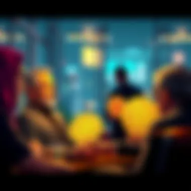 Bitcoin millionaire discussing wealth A Bitcoin millionaire sharing thoughts about hidden Bitcoin trillionaires in a casual setting