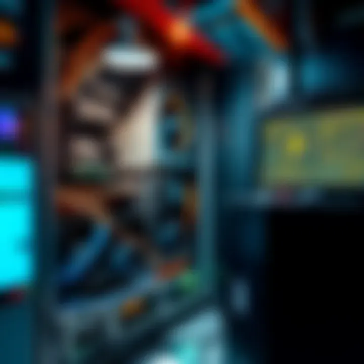 Bitcoin Mining Setup in Nigeria A Bitcoin mining rig with ASIC miners in a Nigerian setting, showcasing the equipment used for mining.