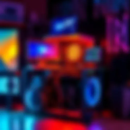 A beginner's Bitcoin mining rig with hardware components and software displayed, set in a Texas home environment.