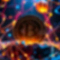 A digital representation of the Bitcoin logo with a festive background celebrating the 18th anniversary of Bitcoin.org registration.