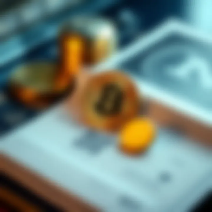 Bitcoin on Paper Wallet A paper wallet displaying a Bitcoin QR code with a small cash symbol next to it, illustrating the concept of transferring Bitcoin to a paper wallet.