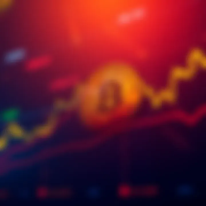 A line graph showing Bitcoin's price drop and recovery patterns, indicating market health.