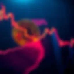 Bitcoin price chart A Bitcoin price chart showing a downward trend with highlighted support level at $30,000.