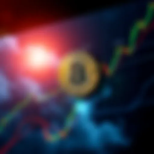 A graph showing Bitcoin's price crossing the $90,000 line, with rising trends and annotations about market concerns.