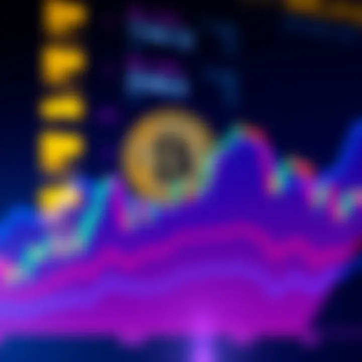 A chart showing Bitcoin's price movement and the formation of a cup and handle pattern, suggesting a potential breakout.