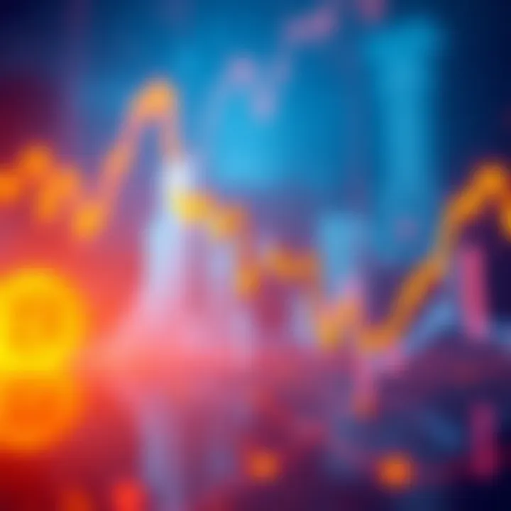 A downward trend line on a Bitcoin price chart, highlighting the first annual drop since June 2022.