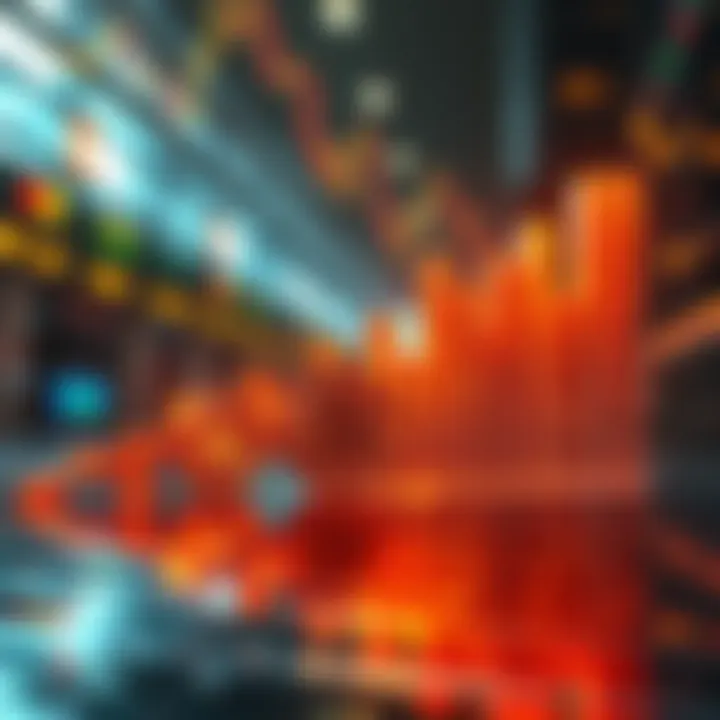 Graph showing Bitcoin's price drop from $76K to $70K, reflecting market reaction to Fed Chair Powell's comments