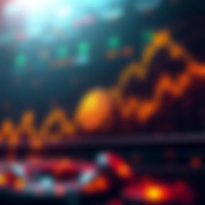 A chart showing Bitcoin's value dropping sharply, illustrating a 20% decline in the market.