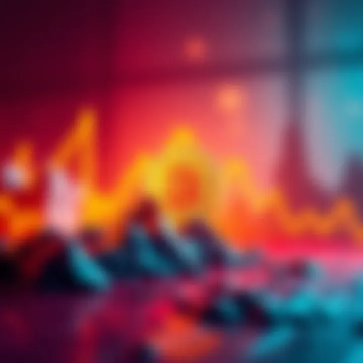 A downward graph illustrating Bitcoin's price decline from a high of $126K, symbolizing market instability.