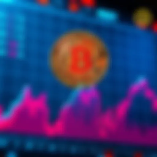 A chart showing the dramatic ups and downs of Bitcoin prices, highlighting significant losses and volatility in the market