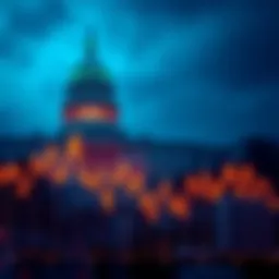 Graph showing Bitcoin price changes correlated with government shutdown events