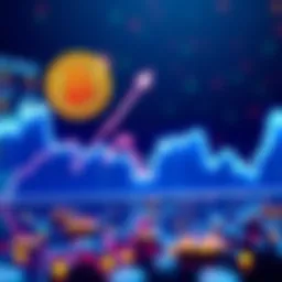 Graph showing Bitcoin's price changes with upward and downward trends in 2026