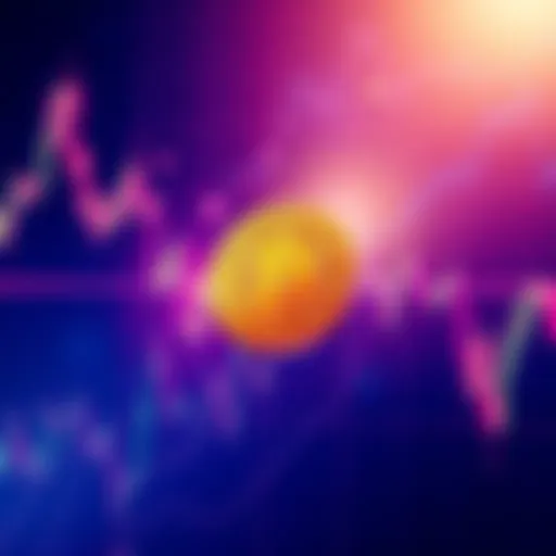 A graph showing Bitcoin price fluctuations with rising and falling lines, indicating potential volatility as CPI data is expected