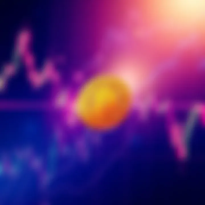 A graph showing Bitcoin price fluctuations with rising and falling lines, indicating potential volatility as CPI data is expected